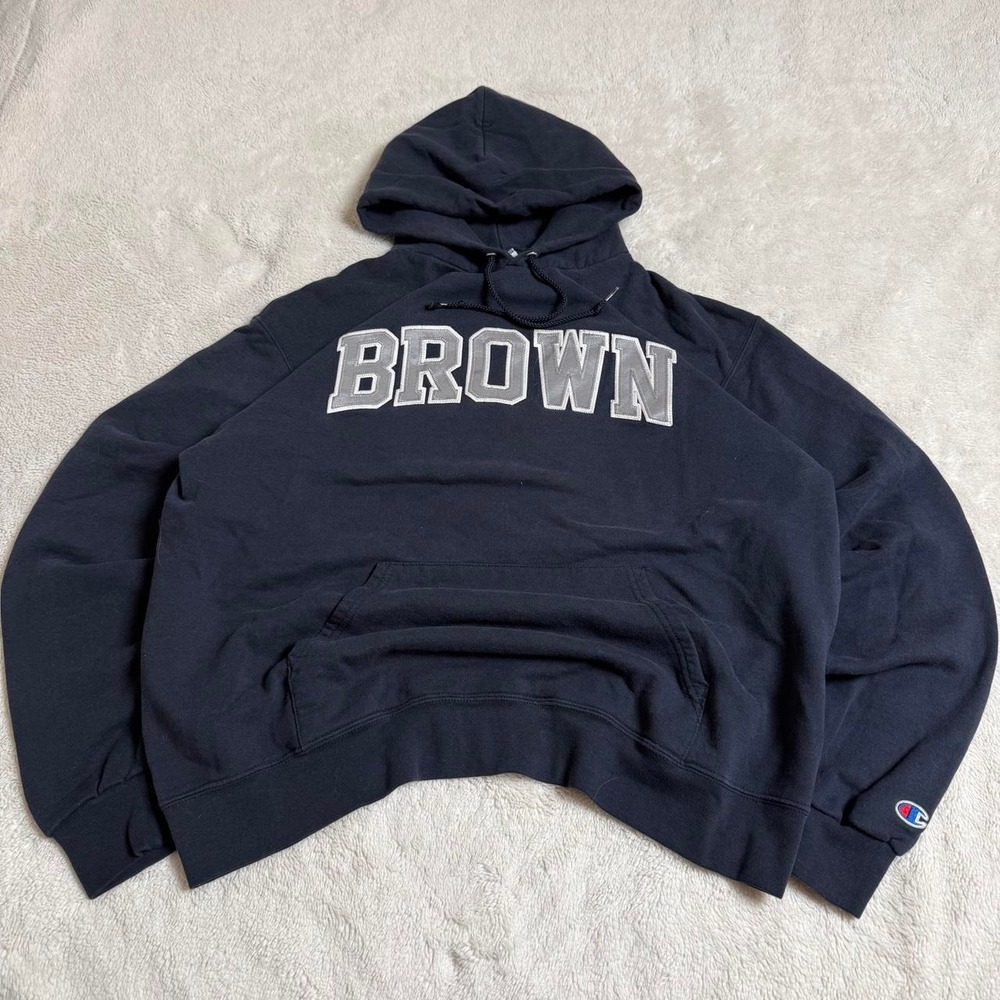 vintage 2000s champion Brown University spellout Hoodie